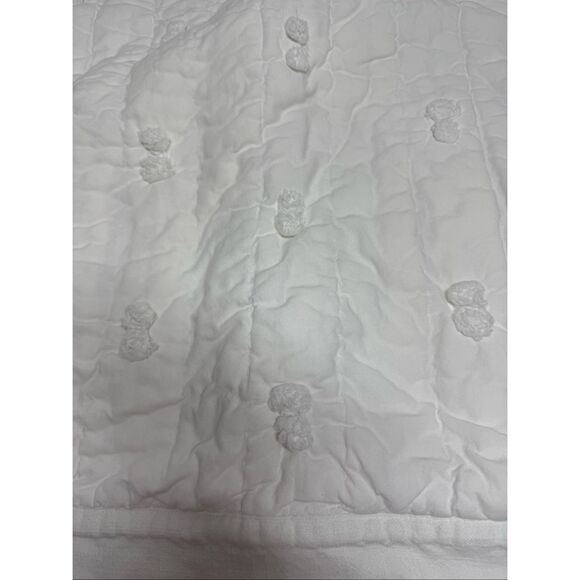 Rare Pottery Barn Set of 2 White Standard Pillow Sham Cotton - Picture 3 of 16